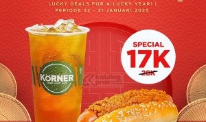 Promo Circle K Lunar Lucky Fest - Combo Iced Tea + Hotdog Chilli Con Carne hanya Rp. 17K