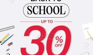 Promo FILA Back To School Disc Up To 30% Off*