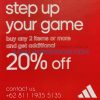 Promo ADIDAS LONG WEEKEND SPESIAL - BUY 2 ITEMS OR MORE, GET +20% OFF berlaku di tanggal 09-12 Mei 2024