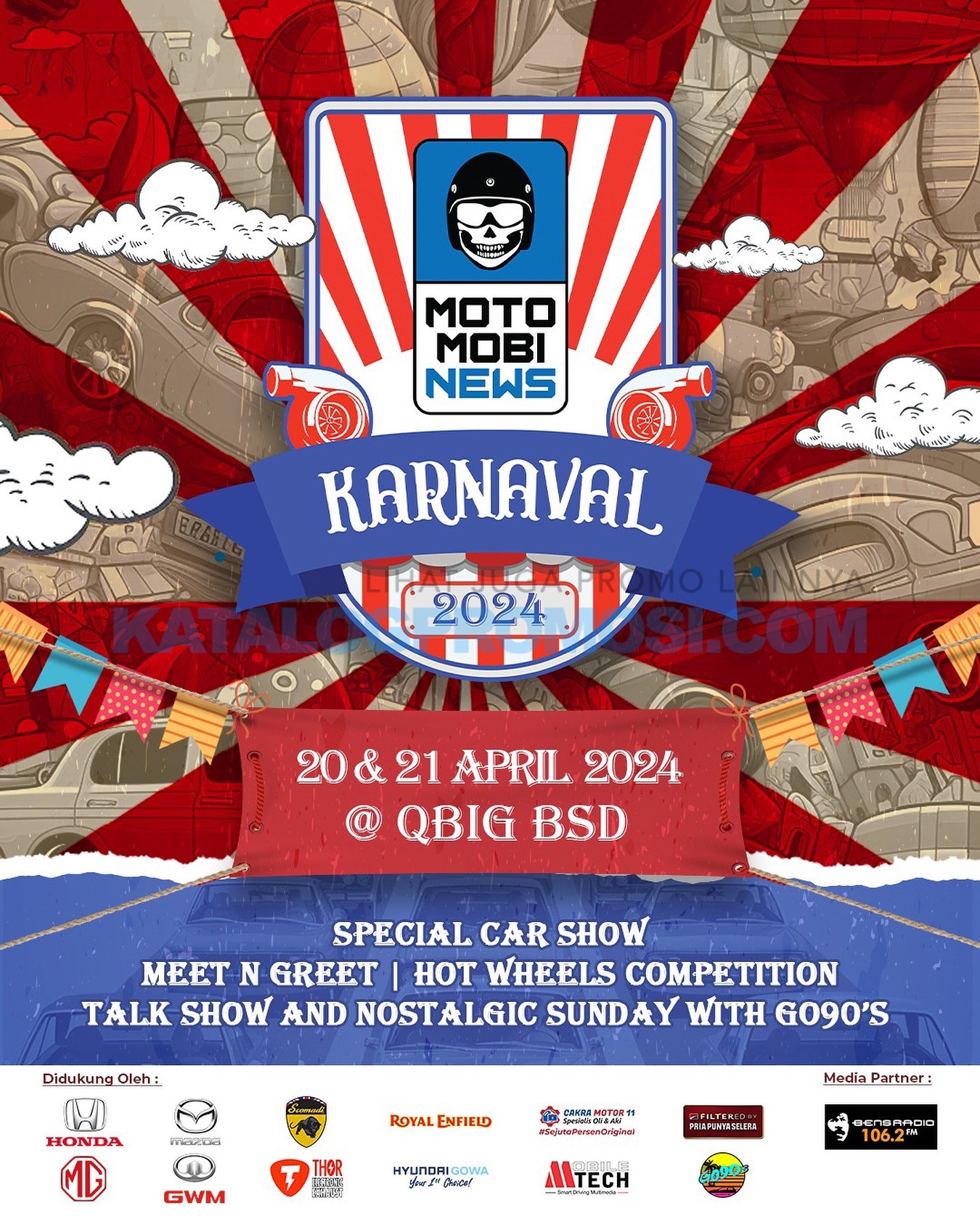 Motomobi News Karnaval di QBIG BSD City tanggal 20-21 April 2024