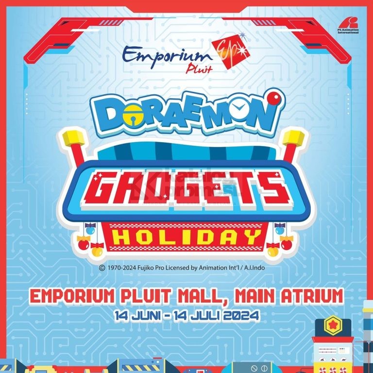 DORAEMON GADGETS HOLIDAY di EMPORIUM PLUIT MALL mulai tanggal 14 Juni - 14 Juli 2024