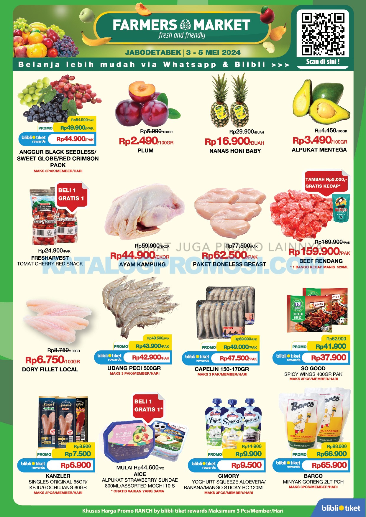 Katalog Promo JSM Farmers Market khusus Weekend 03-05 MEI 2024 Halaman 01