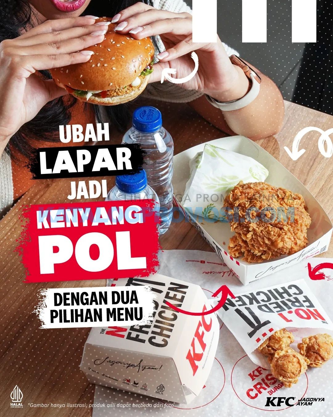 Promo KFC JAGOAN PUAS - PAKET AYAM atau BURGER cuma Rp. 27RIBUAN*