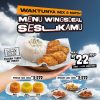 PROMO PHD mix & match Wings Deals cuma Rp. 22RIBUAN