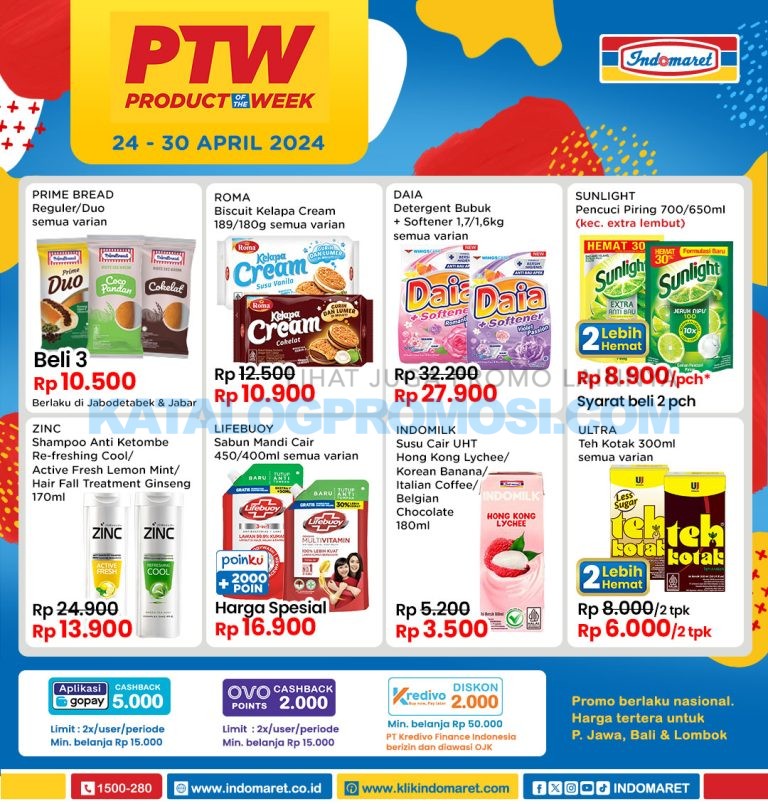 Promo PTW INDOMARET 24-30 APRIL 2024