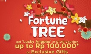 Promo Star Department Store Fortune Tree! Dapatkan STAR Voucher hingga Rp 100.000 & Hadiah Eksklusif*