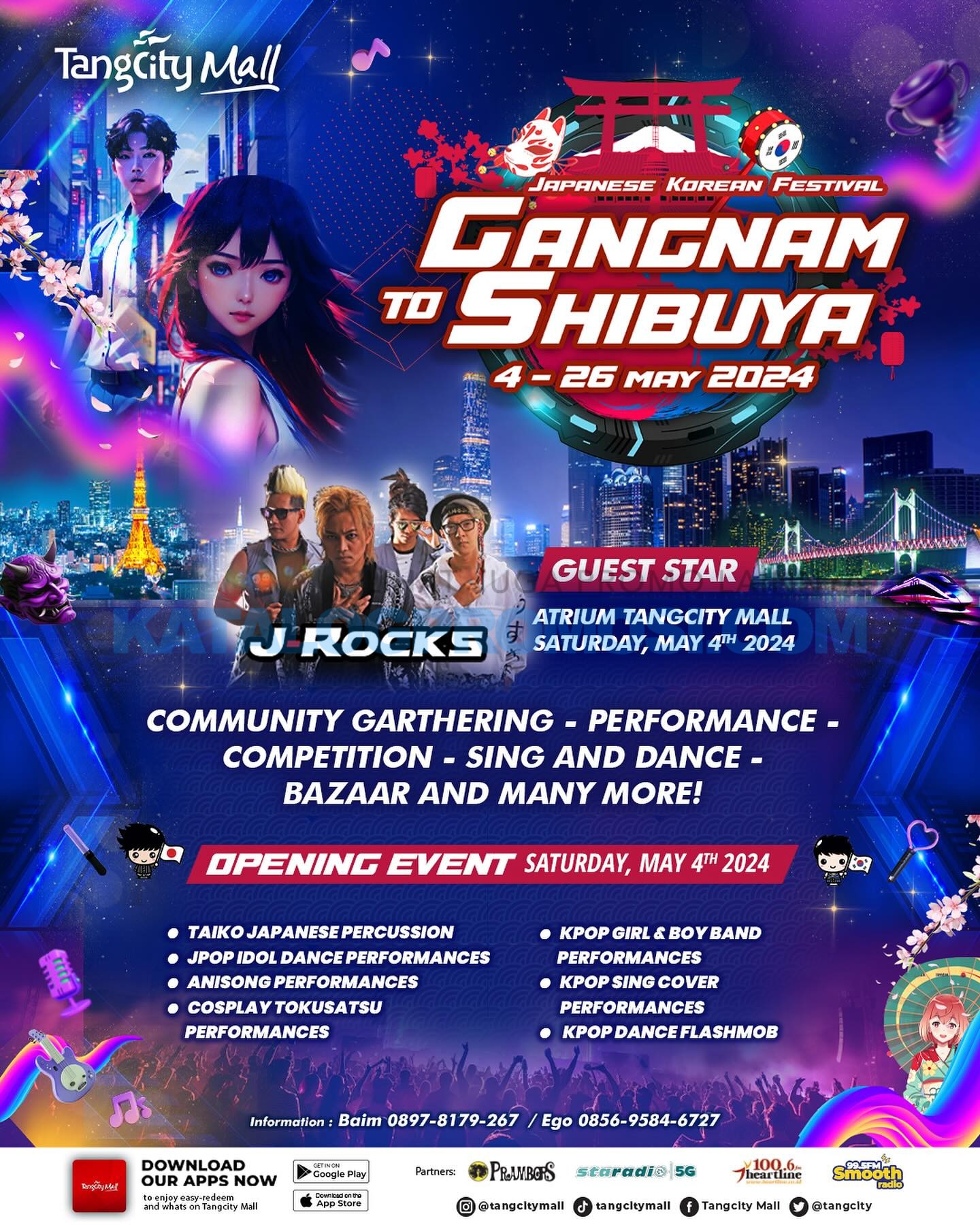 GANGNAM TO SHIBUYA - JAPANESE KOREAN FESTIVAL di TANGCITY MALL