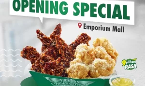 Promo Wingstop Emporium Pluit Mall Opening Special cuma  Rp54.545