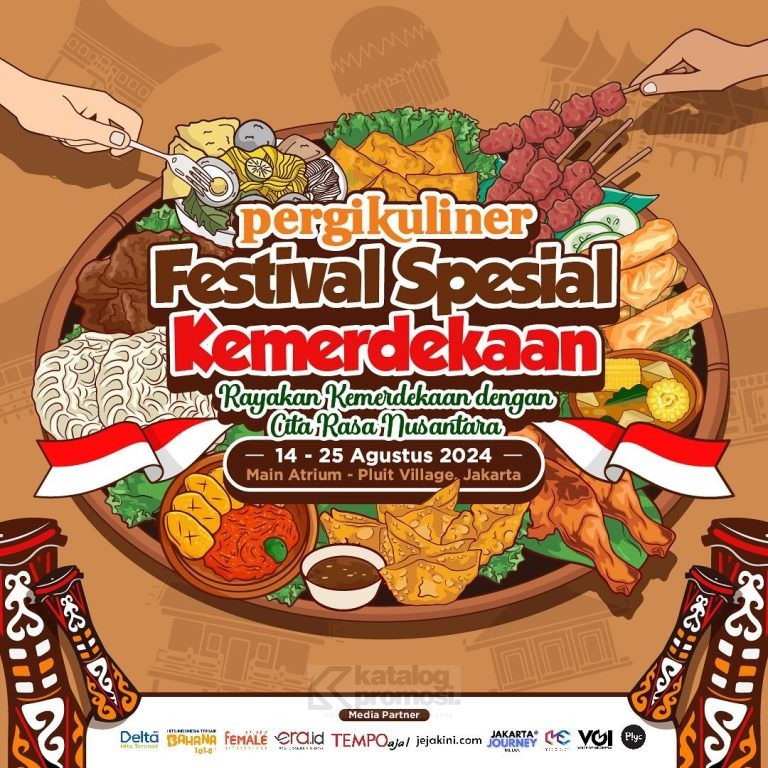 PERGIKULINER FESTIVAL SPESIAL KEMERDEKAAN di PLUIT VILLAGE mulai tanggal 14 - 25 August 2024