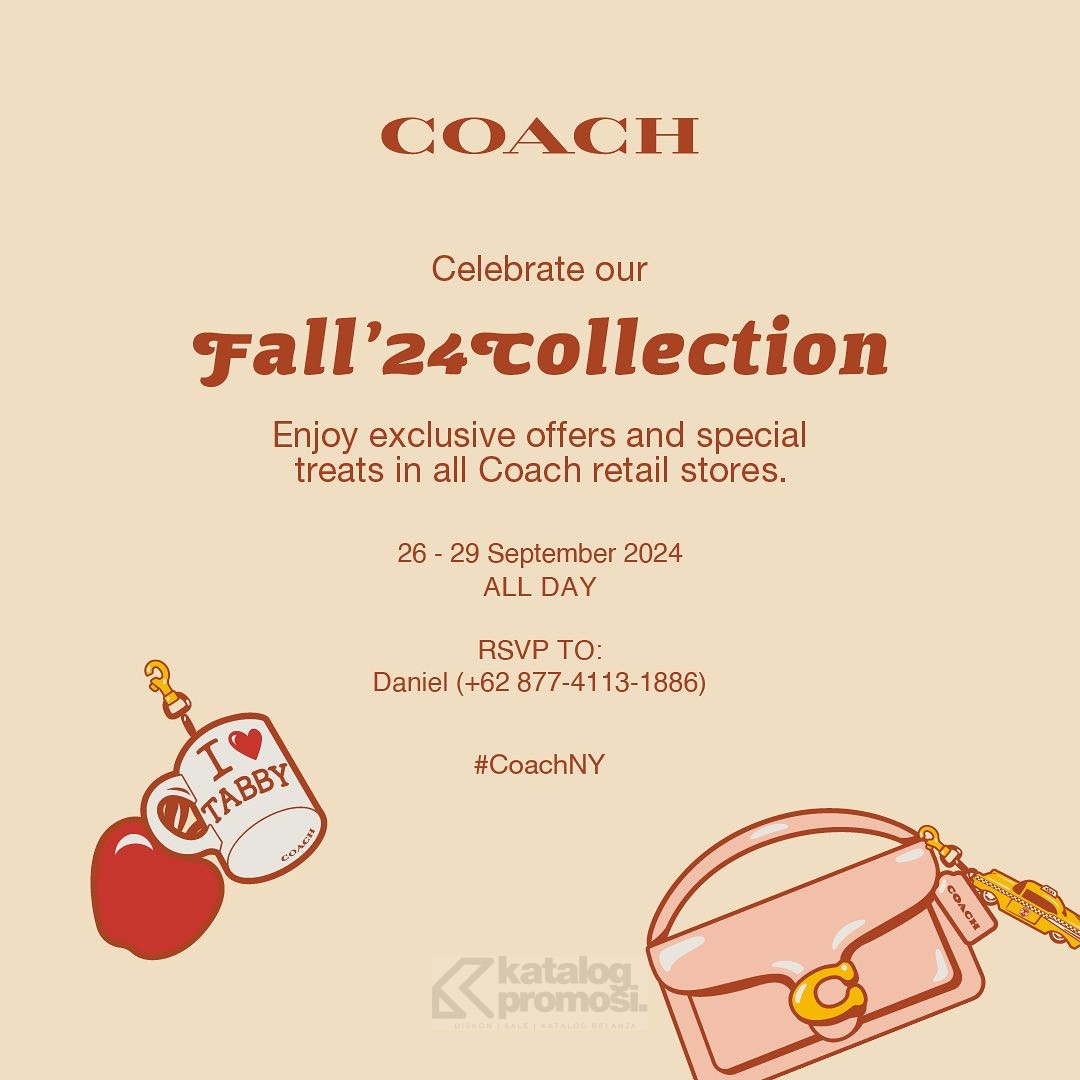 Promo Coach Fall’24 Collection Special Offers