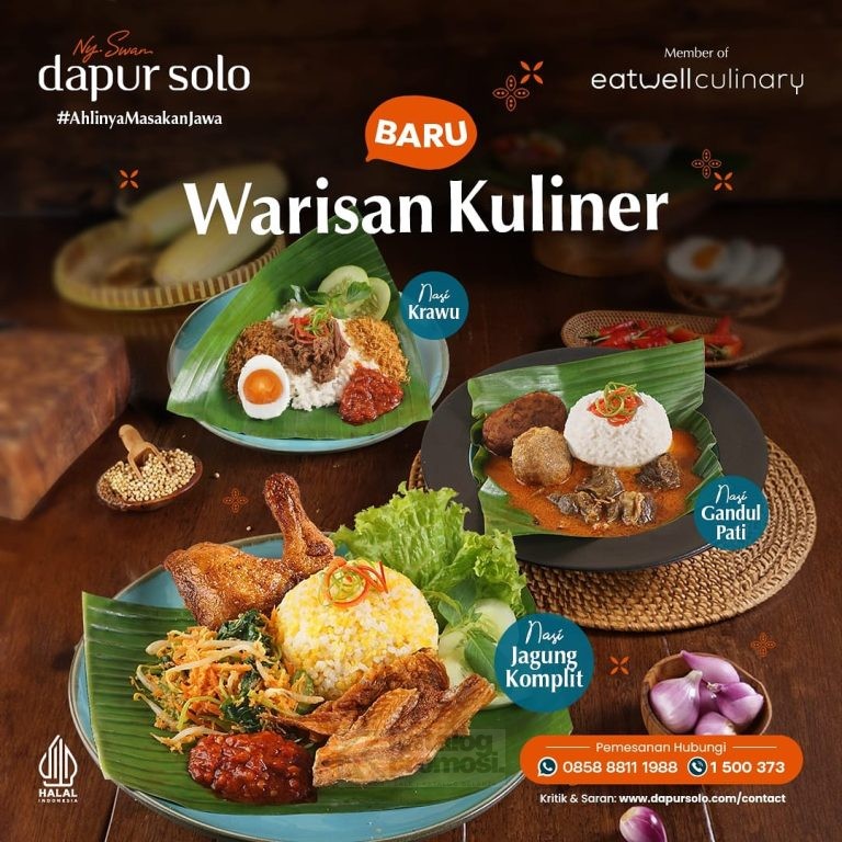 Promo Dapur Solo MENU BARU ! Warisan Kuliner series