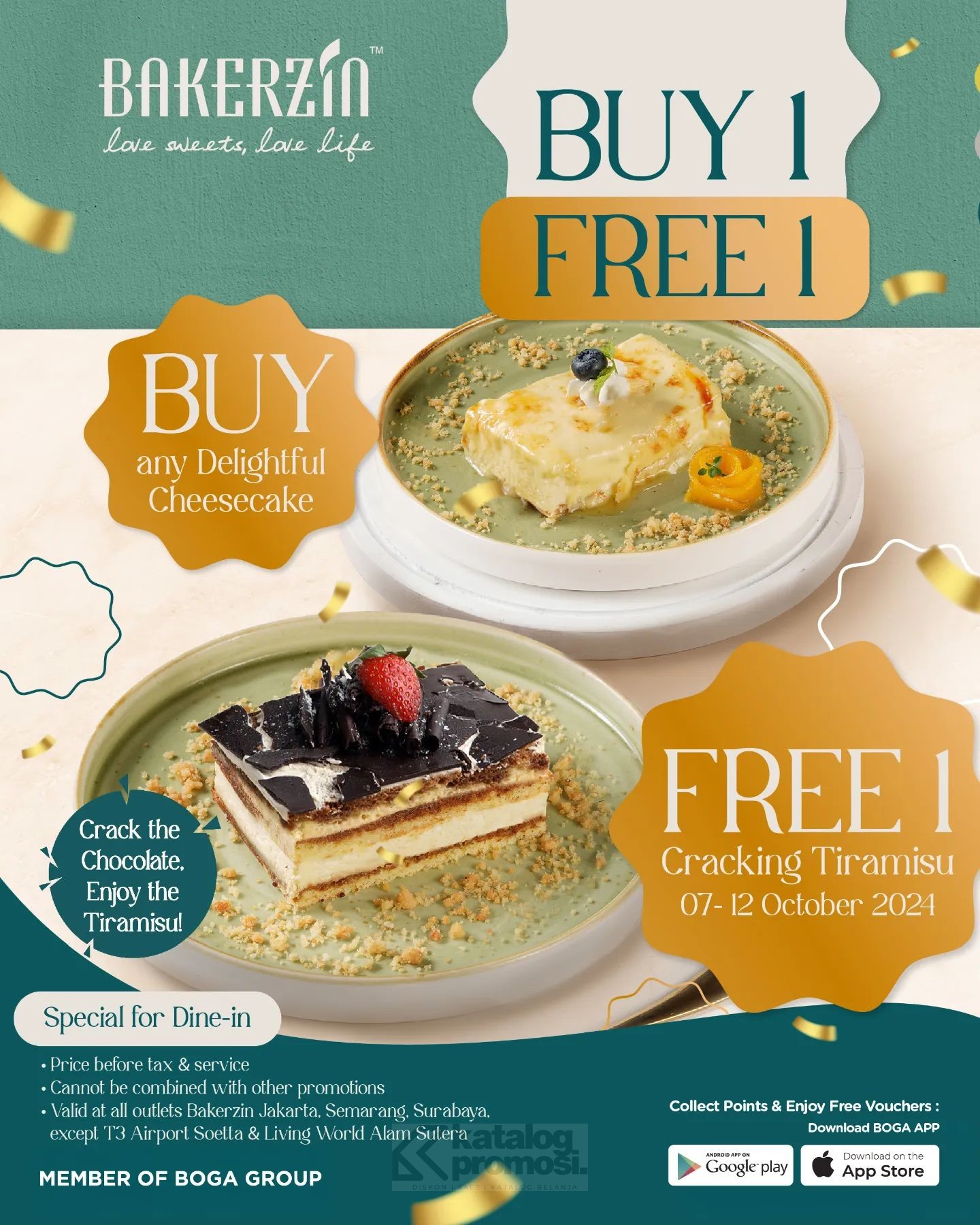 Promo BAKERZIN 10.10 BUY 1 GET 1 FREE*