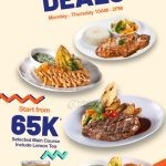 Promo B'Steak Grill & Pancake Special Lunch Deals! Start From IDR 65K*