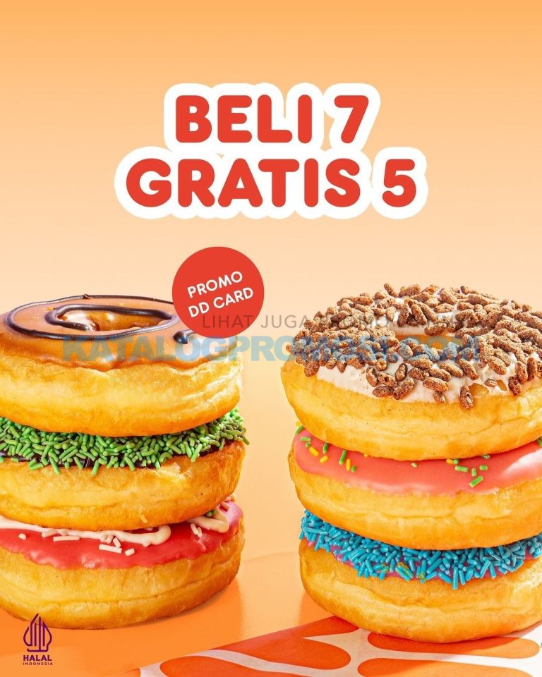 Promo Dunkin' Donuts JULI 2024 Terbaru Hari Ini