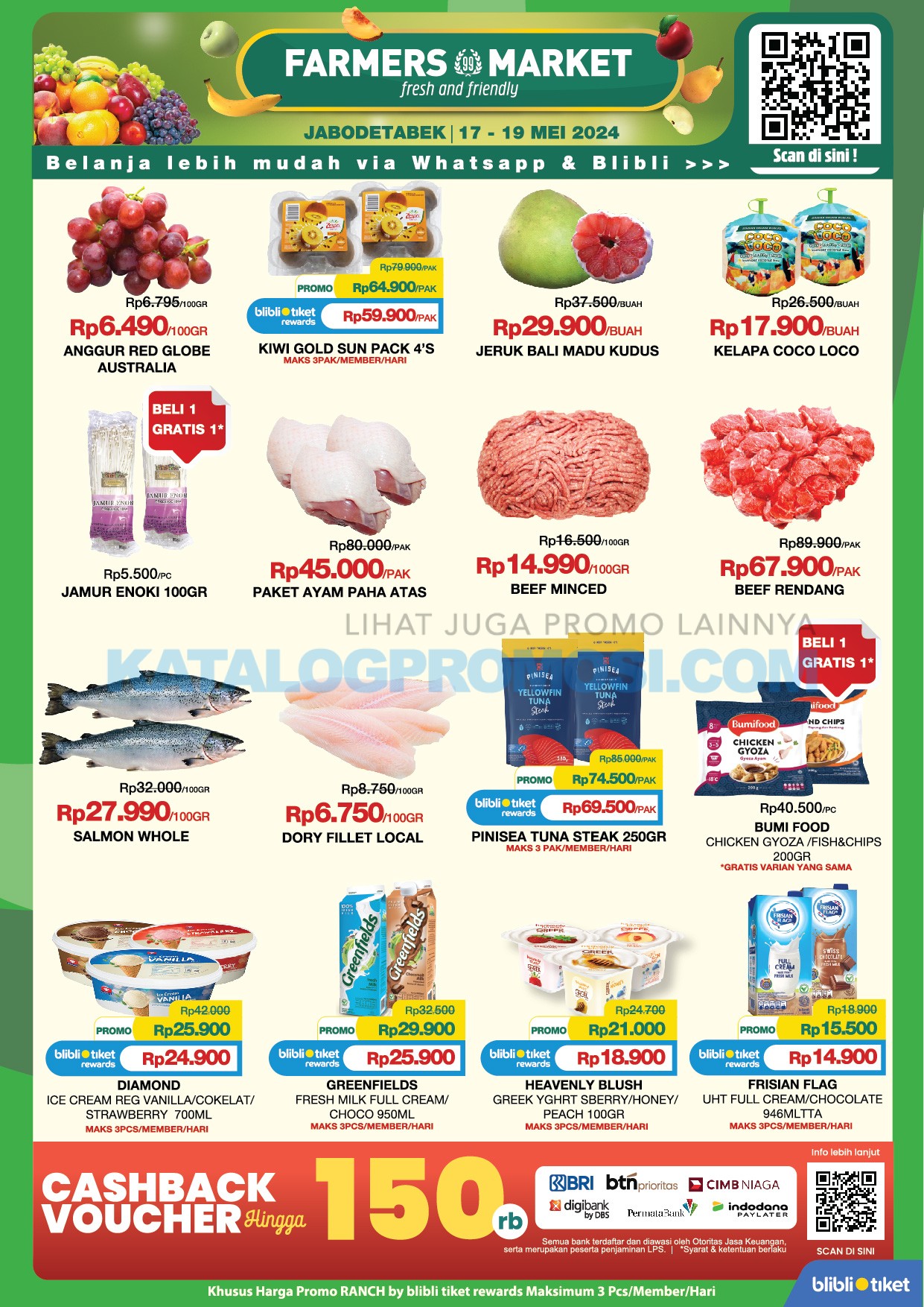Katalog Promo JSM Farmers Market khusus Weekend 17-19 MEI 2024 Halaman 01