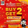 Promo GYU-KAKU NIKU DAY! BUY 2 GET 2 & BUY 3 GET 1*