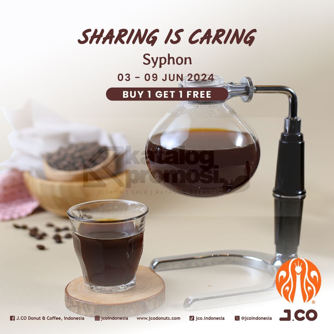 Promo JCO BUY 1 GET 1 FREE untuk Pembelian Kopi dengan Metode Syphon