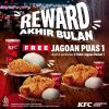 Promo KFC REWARD AKHIR BULAN! GRATIS JAGOAN PUAS 1*