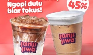 Promo KOPI JANJI JIWA DISKON HINGGA 45% untuk MENU FAVORIT*