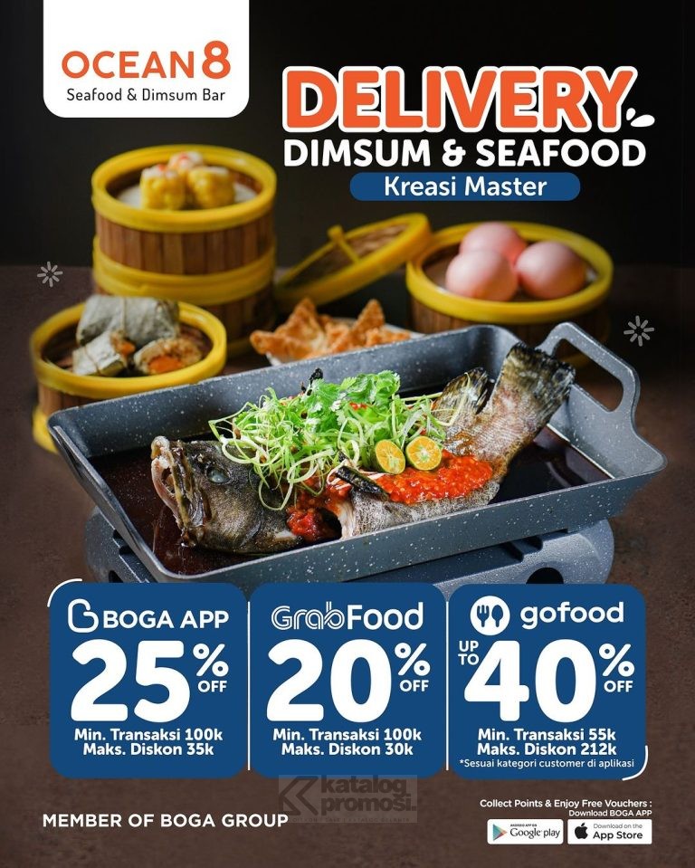 Promo OCEAN 8 ONLINE DELIVERY - DISKON HINGGA 40%