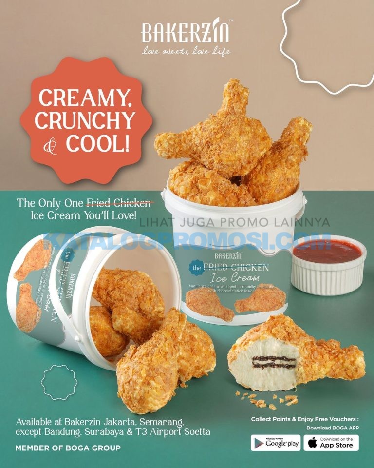 NEW! The Fried Chicken Ice Cream dari BAKERZIN