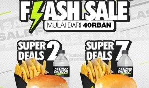 Promo Burger Bangor ShopeeFood Flash Sale Super Deals Mulai Rp 40.000!