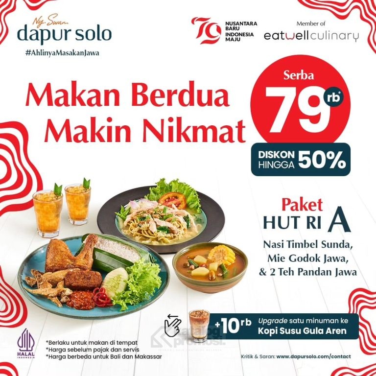 Promo DAPUR SOLO PAKET MAKAN BERDUA DISKON HINGGA 50%