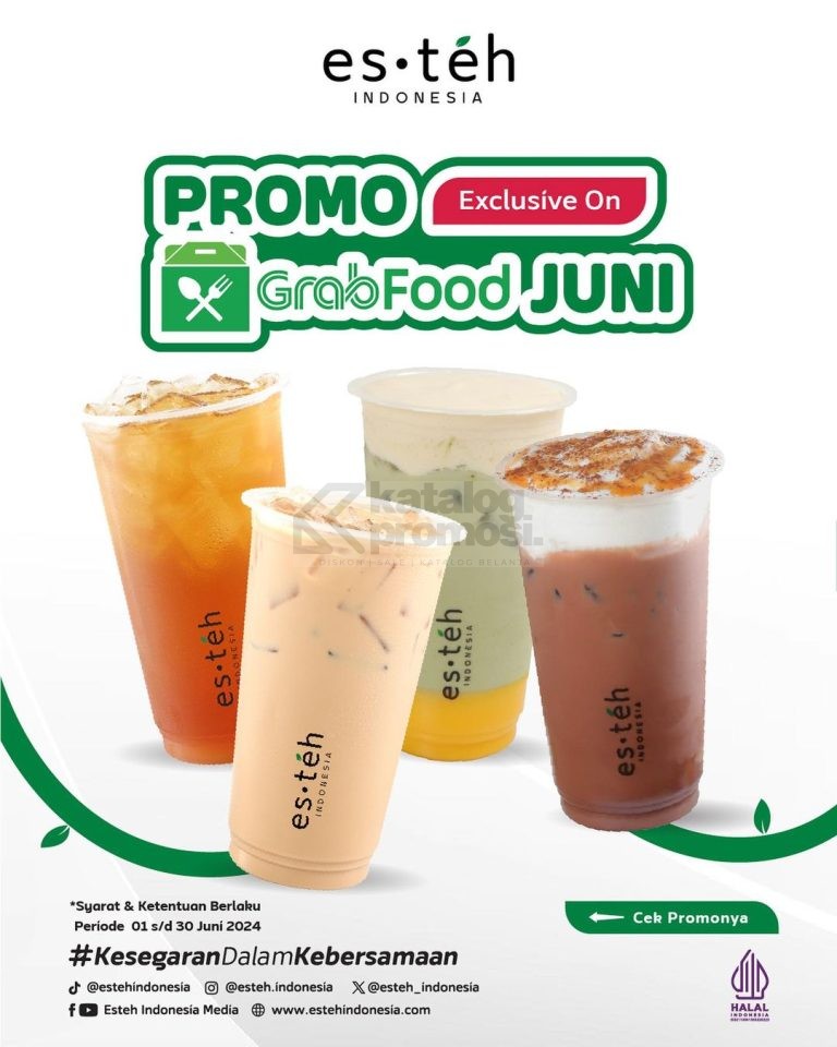 PROMO ES TEH INDONESIA GRABFOOD, PAKET BUNDLING mulai Rp. 40RIBUAN