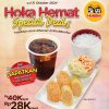 PROMO HOKBEN PAKET HOKA HEMAT 3 + ICED LEMON TEA cuma Rp 28.000