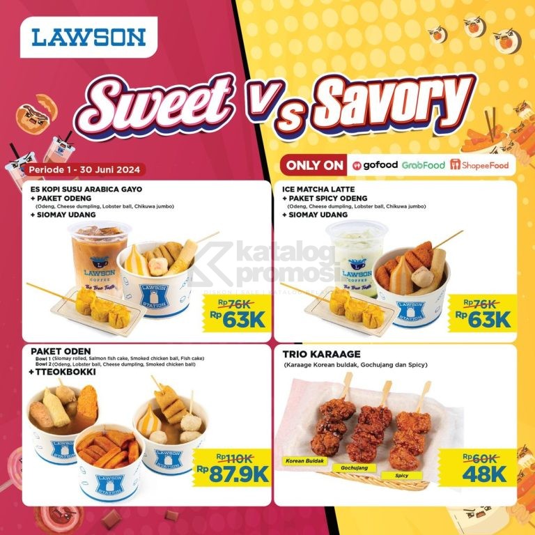 Promo LAWSON Paket Odeng Sweet and Savory berlaku mulai tanggal 01-30 Juni 2024