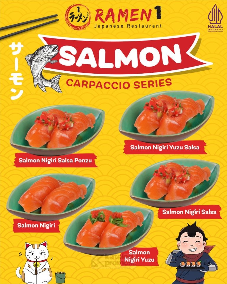 Promo Ramen 1 Salmon Carpaccio Series