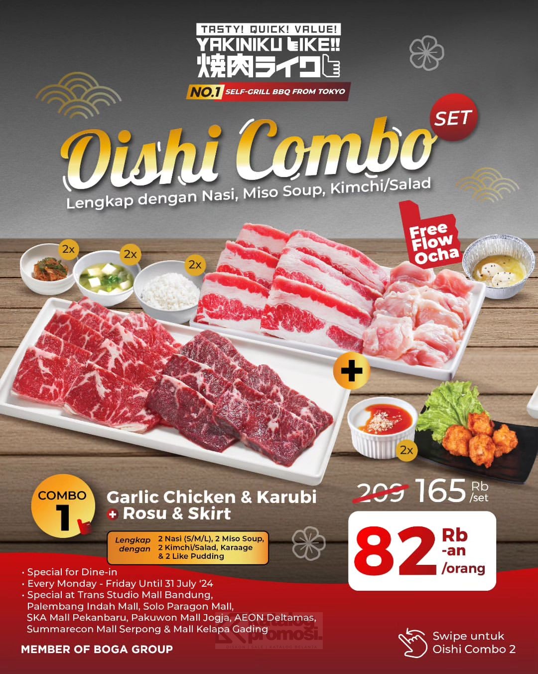 PROMO YAKINIKULIKE OISHI COMBO SET