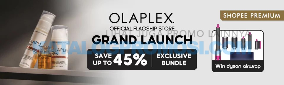 Olaplex Grand Launch di Shopee Premium dapatkan Harga Diskon dan Exclusive Bundle