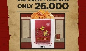 Promo SHIHLIN XXL TREATS! Harga Spesial XXL Crispy Chicken cuma Rp. 26.000