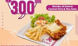 Promo SOLARIA DISKON HINGGA Rp. 300.000 dengan Kartu Kredit HSBC