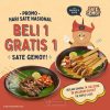 Promo The People’s Cafe Hari Sate Nasional BELI 1 GRATIS 1 SATE GEMOY berlaku di tanggal 14 Juli 2024