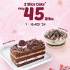 Promo MAKO Cake & Bakery DUO FAVORITE SLICE CAKE* ONLY Rp 45.000