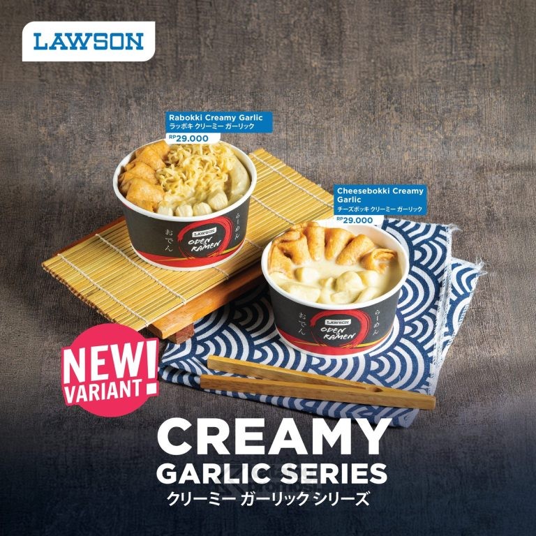 NEW ITEM! Promo LAWSON CREAMY GARLIC SERIES cuma Rp. 29.000