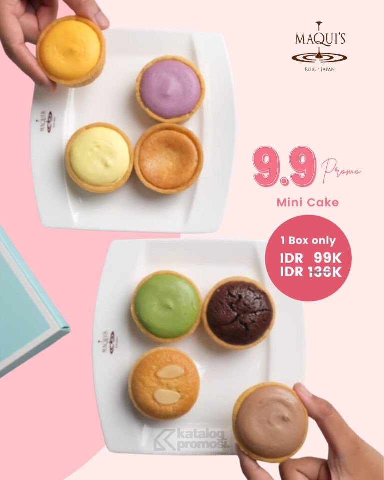 Promo 9.9 Maquis! 1 Box Mini Cakes Cuma Rp 99K, Hanya Sehari!