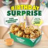 Promo WINGSTOP BIRTHDAY SURPRISE GRATIS Mushroom Fritters buat kalian yang berulang tahun di bulan JUNI 2024