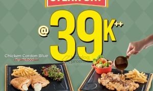 Promo Happy Day Tuesday Steak Day! Harga Spesial hanya Rp. 39.000++