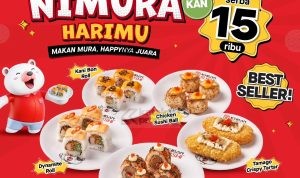 Promo ICHIBAN SUSHI NIMURA - PILIHAN SUSHI FAVORIT serba Rp. 15.000*