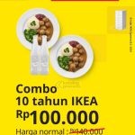 Promo Combo 10 Tahun IKEA Makan Meatball berdua cuma Rp. 100.000