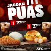 Promo KFC JAGOAN PUAS - PAKET AYAM atau BURGER cuma Rp. 27RIBUAN*