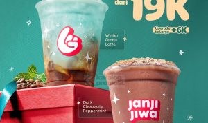 Promo Kopi Janji Jiwa Menu Baru! Winter Green Latte dan Dark Chocolate Peppermint