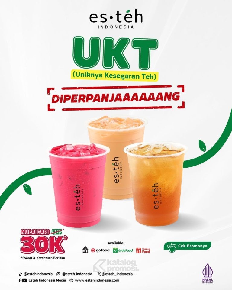 Promo ES TEH INDONESIA PAKET UKT 3MINUMAN mulai Rp. 30RIBUAN