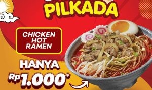 Promo Gokana Pilkada Spesial Chicken Hot Ramen Hanya Rp1.000