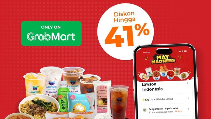 Promo Lawson May Madness di GrabMart Mulai Rp. 9.000 1