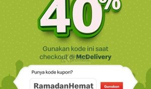 Promo McDonald’s Diskon Kilat McDelivery Hemat 40%