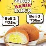 ROTI'O Promo Akhir Tahun Beli 2 Rp25 Ribu & Beli 3 Rp 36 Ribu*